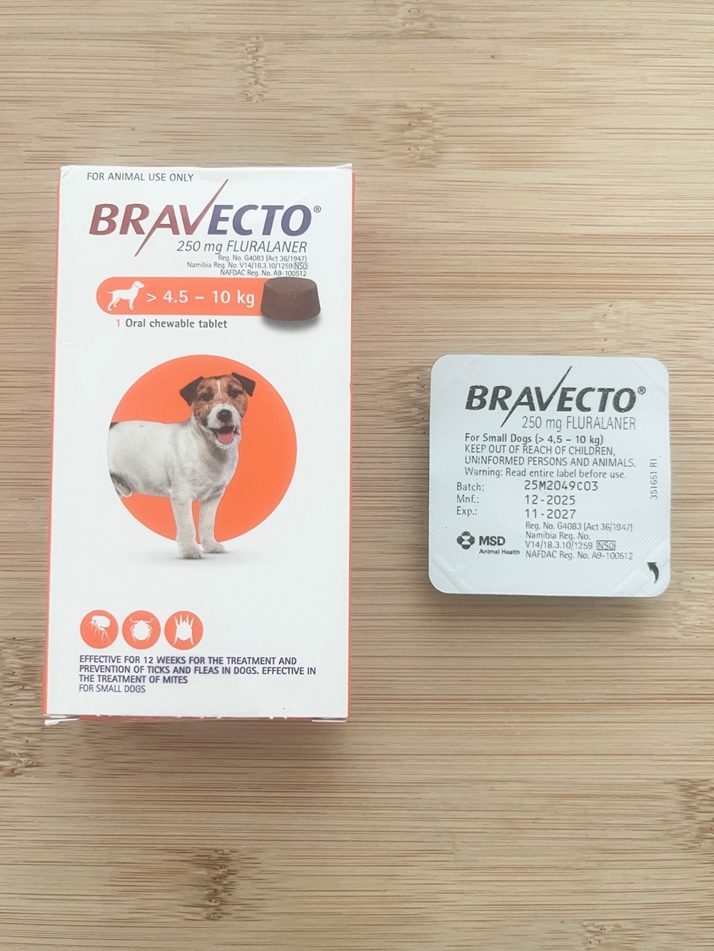 Bravecto Chew For Dogs 9.9lbs to 22lbs